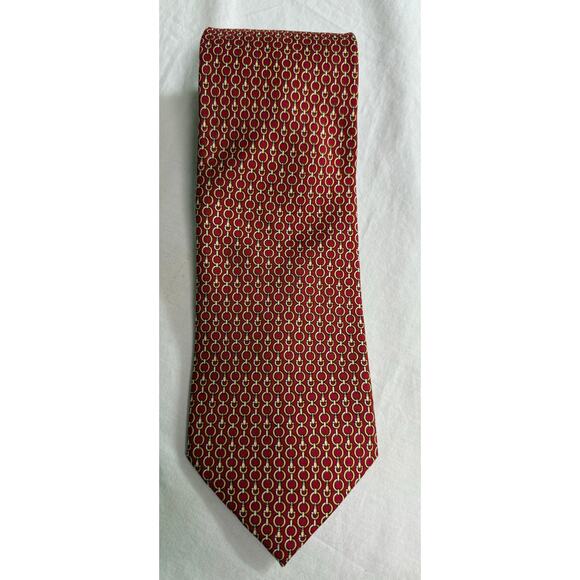 Brooks Brothers‎ Makers All Silk Tie - Red and Gold Made in USA - Picture 1 of 5